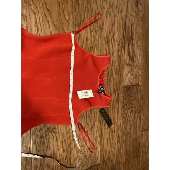 Buffalo David Bitton Red Fit & Flare Dress Women's Size M | NWT $118 | Kolander - Picture 10 of 11